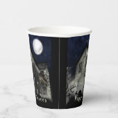 Beängstigend Happy Halloween Werewolf Party Pappbecher (Rechts)