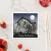 Beängstigend Happy Halloween Werewolf Serviette (Beispiel)