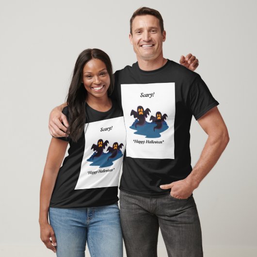 Beängstigend Happy Halloween XL-Größe Kleidung Män T-Shirt (Unisex)