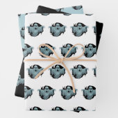 Beängstigend Haunting Ghost Geschenkpapier Set (Beispiel)