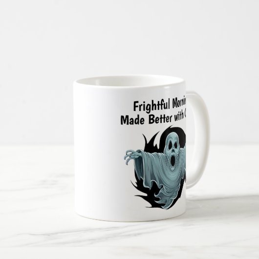 Beängstigend Haunting Ghost Kaffeetasse (VorderseiteRechts)