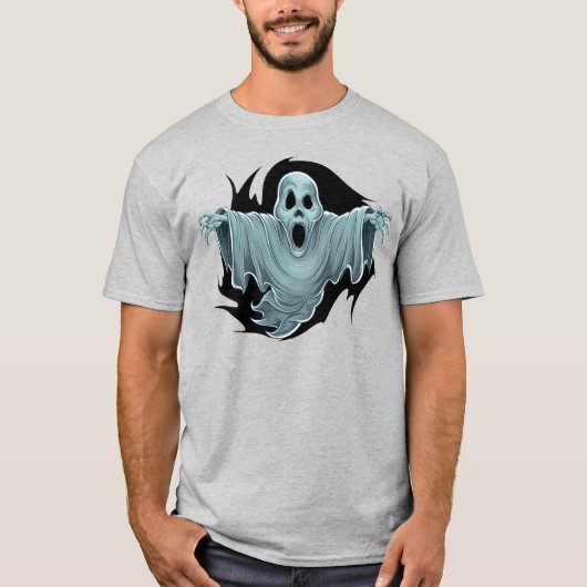 Beängstigend Haunting Ghost T-Shirt (Vorderseite)