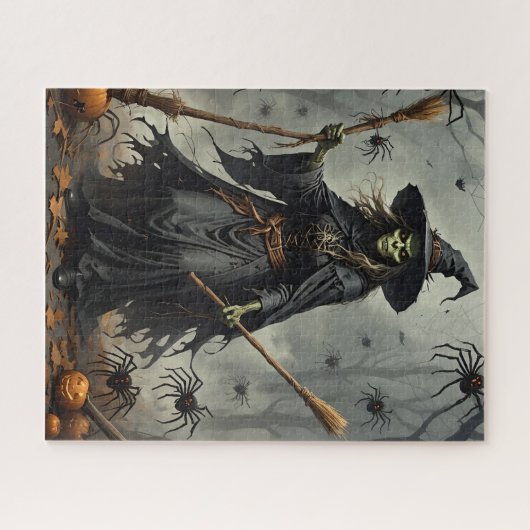 Beängstigend Hexe Jigsaw Puzzle (Horizontal)