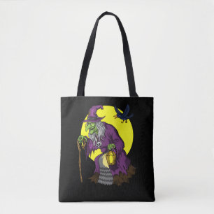Beängstigend Hexe Spooky Raven Halloween Tasche