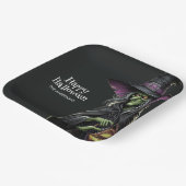 Beängstigend-Hexe-Themed Halloween Pappteller (Gewinkelt)