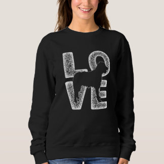 Beängstigend ich Liebe mein irisches Wolfhound Dog Sweatshirt