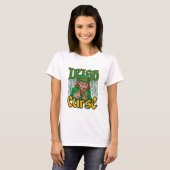 Beängstigend Leprechaun Irish Curse St Patricks Da T-Shirt (Vorne ganz)