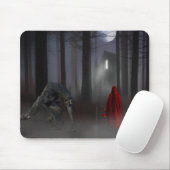 Beängstigend Little Red Riding Hood Werewolf Mousepad (Mit Mouse)