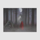 Beängstigend Little Red Riding Hood Werewolf Seidenpapier (Vorderseite)