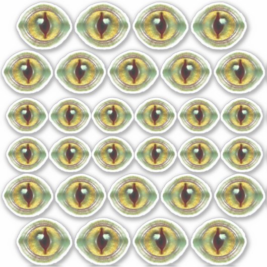 Beängstigend Lizard Alien Dragon Dinosaurier Monst Aufkleber (Vorderseite)