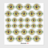 Beängstigend Lizard Alien Dragon Dinosaurier Monst Aufkleber (Blatt)