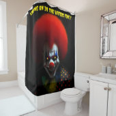 Beängstigend lustig Beängstigend Clown Horror Gag  Duschvorhang (Beispiel)