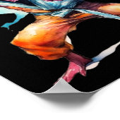 Beängstigend Martial Arts Fighter Karate Boxer Com Poster (Ecke)