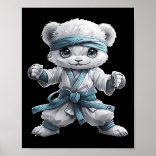 Beängstigend Martial Arts Fighter Karate Boxer Com Poster