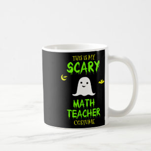 Beängstigend Mathematiklehrer Kostüm Halloween Laz Kaffeetasse