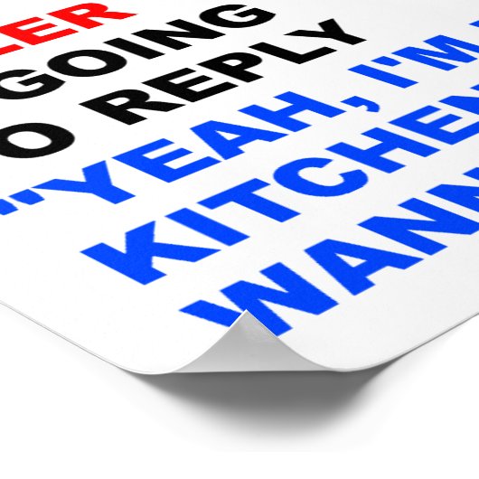 Beängstigend Movie Hello Funny Poster (Ecke)