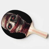 Beängstigend Mummy Demon Halloween Tischtennis Schläger (Seitenansicht)