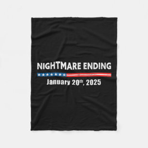 Beängstigend Night Ending 20. Januar 2025 Funny Pr Fleecedecke