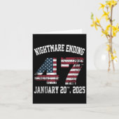 Beängstigend Night Ending 20. Januar 2025 Funny Pr Karte (Gelbe Blume)