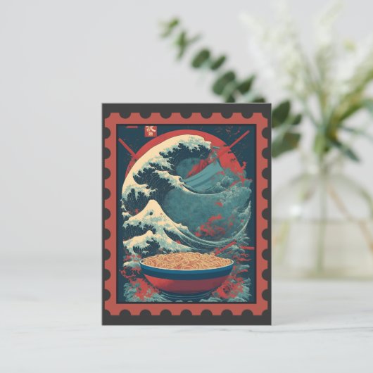 Beängstigend Noodle Tempest Postkarte (Stehend Vorderseite)