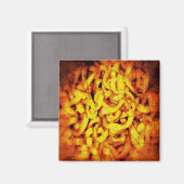 Beängstigend Orange Ramen Magnet (Vorderseite/Rückseite)