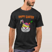 Beängstigend Ostern Bunny Costume Zombie Bunny Egg T-Shirt (Vorderseite)