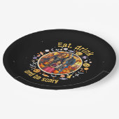 Beängstigend Pappteller (Schrägansicht)