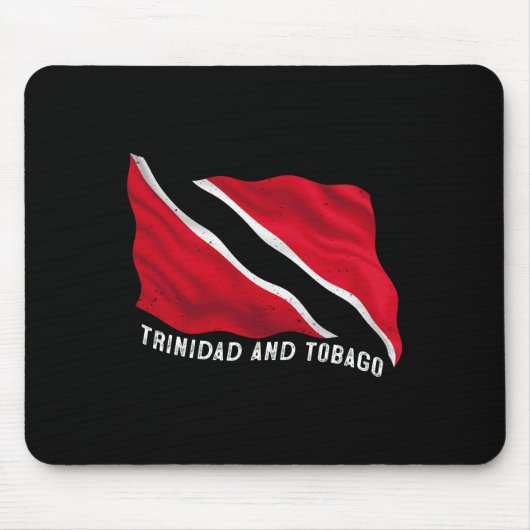 Beängstigend Patriotic Trinidad und Tobago Flag Tr Mousepad (Vorne)