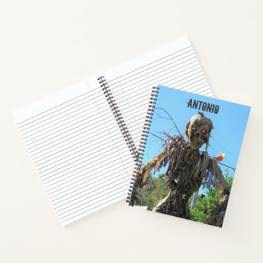 Beängstigend Personalisiertes Zombie-Notebook Notizblock (Innenseite)