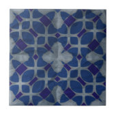 Beängstigend Portugiesisch Azulejo Blue Gray Mosai Fliese (Vorderseite)