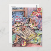 Beängstigend Postkarte (Vorne/Hinten)