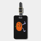 Beängstigend Pumkin Gepäckanhänger (Vorderseite vertikal)