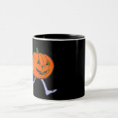 Beängstigend Pumkin Zweifarbige Tasse (VorderseiteRechts)