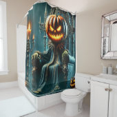 Beängstigend Pumpkin King Duschvorhang (Beispiel)