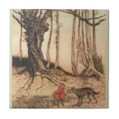 Beängstigend Red Riding Hood Fliese (Vorderseite)