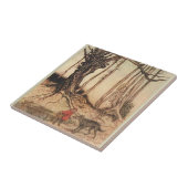 Beängstigend Red Riding Hood Fliese (Seite)