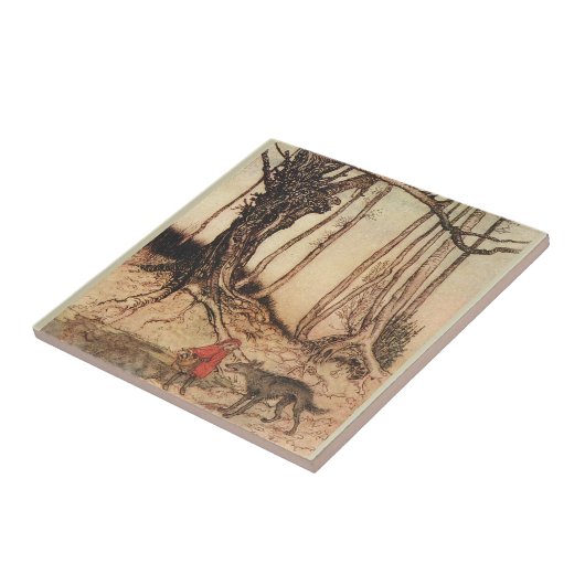 Beängstigend Red Riding Hood Fliese (Seite)