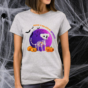 Beängstigend Rottweiler Halloween Full Moon T - Sh T-Shirt