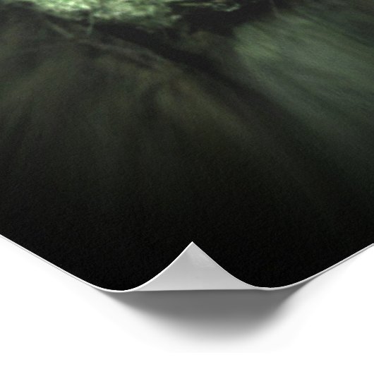 Beängstigend schreiender Schädel Poster (Ecke)