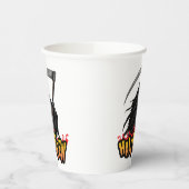 Beängstigend Sensenmann Man Halloween Pappbecher (Links)