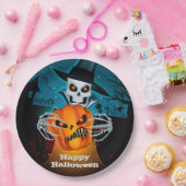 Beängstigend Skeletton Halloween Pappteller (Party)