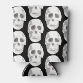 Beängstigend Skull Pattern Halloween Dosenkühler (Vorderseite)