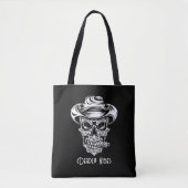 Beängstigend Skull Todvibes Halloween Tasche (Vorderseite)