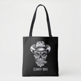 Beängstigend Skull Todvibes Halloween Tasche