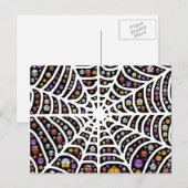 Beängstigend Spooky Cobweb Collage Postcard Postkarte (Vorne/Hinten)