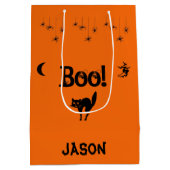 Beängstigend Spooky Creepy Mittlere Geschenktüte (Rückseite)