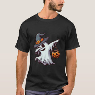 Beängstigend Spooky Dab Halloween Dabbing Fun Ghos T-Shirt