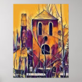 BEÄNGSTIGEND SPOOKY HALLOWEEN SPUN POSTER (Vorne)