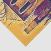 BEÄNGSTIGEND SPOOKY HALLOWEEN SPUN SEIDENPAPIER (Ausschnitt)