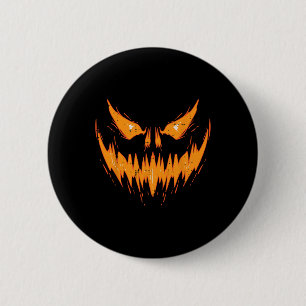 Beängstigend Spooky Kürbislaterne Gefecht Pumpkin Button